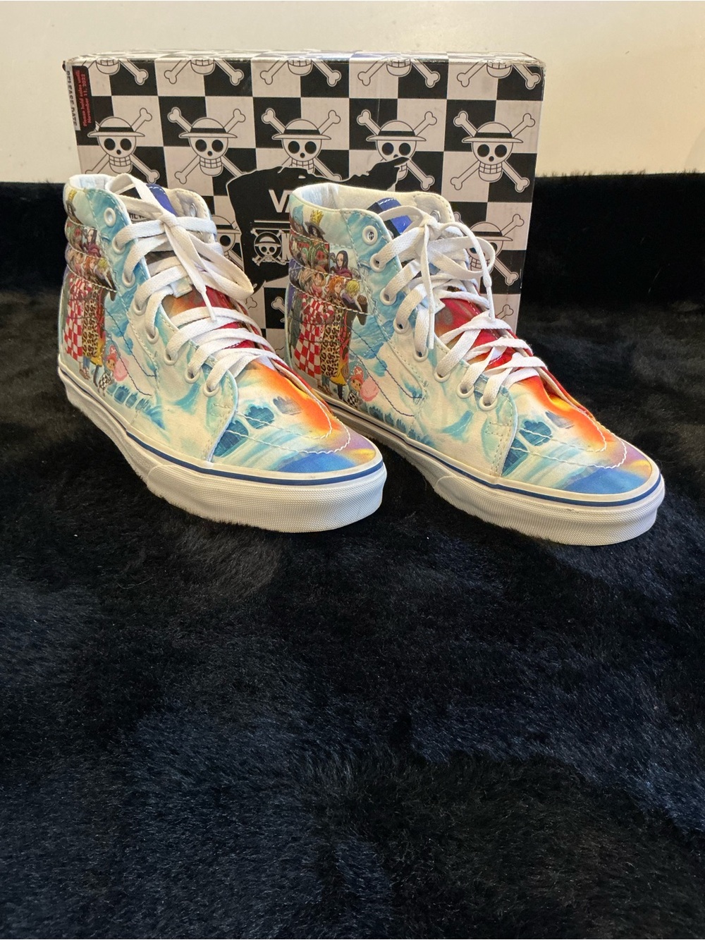 Vans High-Top ‘One Piece Punk Hazard” Limited Edition Men’s 8 Women’s 9.5